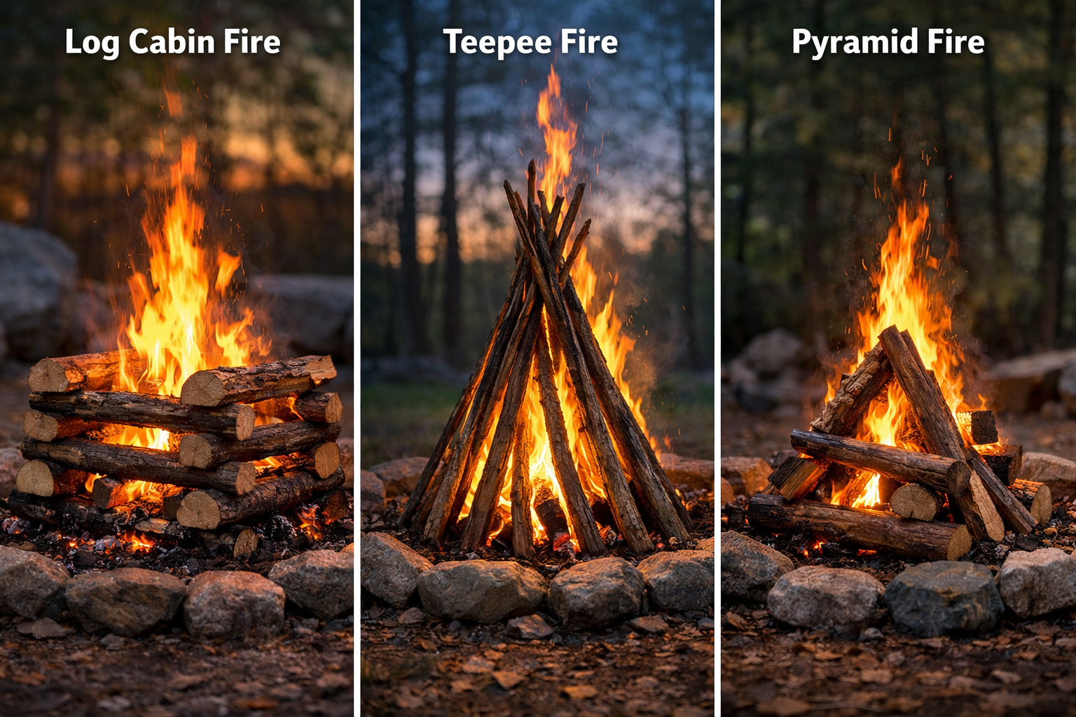 Typy ohňov v prírode